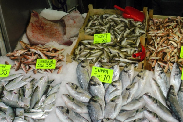 Kar gelince balık fiyatları uçtu