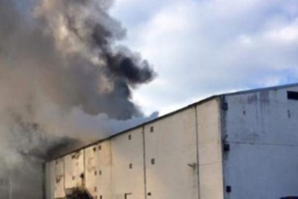 Çanakkale’de fabrika yangını