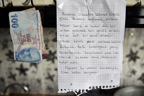 Cizre'de görev yapan askerden duygulandıran mektup