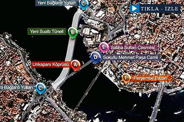 Haliç’e tüp geçit inşa edilecek