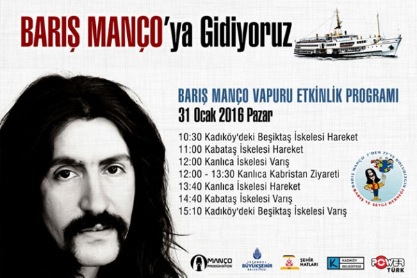 Manço için özel anma programı