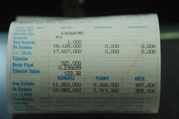 Vatandaştan elektrik faturasına tepki