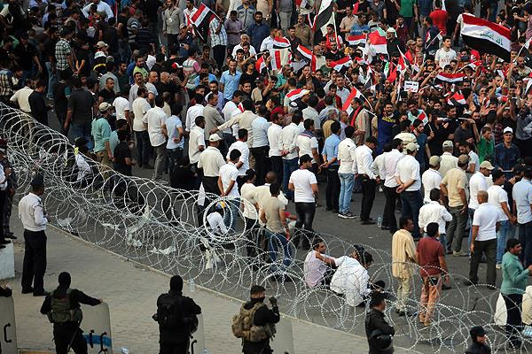 Irak'ta İbadi karşıtı gösteriler