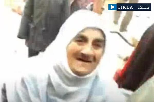 Sur'da yaşlı teyzeden polise dua