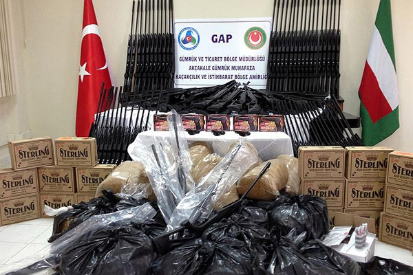 2015'te 8,6 milyonluk mühimmat yakalandı