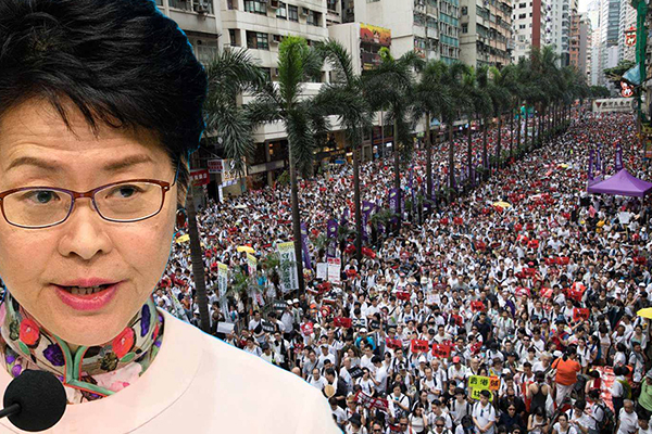 Tepkiler, Çin yanlısı Hong Kong yönetimini geri adım attırdı