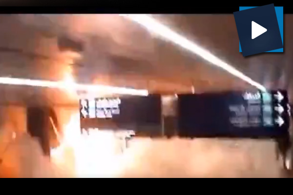 Husilerin Abha Havalimanı saldırısına ait görüntüler yayınlandı