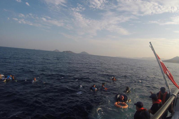 Bodrum’da göçmen teknesi battı