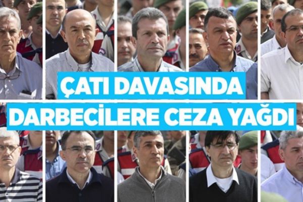 Genelkurmay çatı davasında ceza yağdı