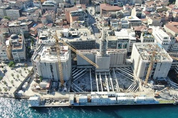 Salıpazarı Kruvaziyer Limanı'nda sona yaklaşıldı