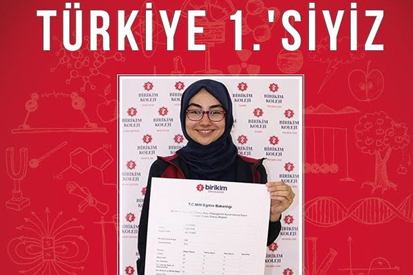 Birikim Okulları’nda eğitim gören Gölyeri’den LGS birinciliği