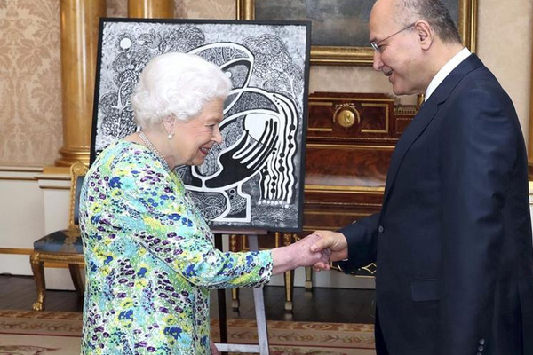 2003’ten bu yana bir ilk: Kraliçe Elizabeth, Irak Cumhurbaşkanı'nı kabul etti