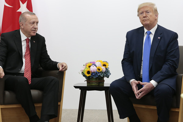 G20'deki Erdoğan - Trump görüşmesi