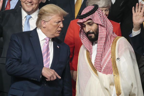 ABD Başkanı Trump, Prens Selman ile görüştü