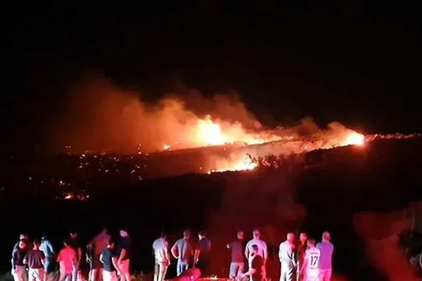 KKTC'de düşen cisim patlamaya sebep oldu!