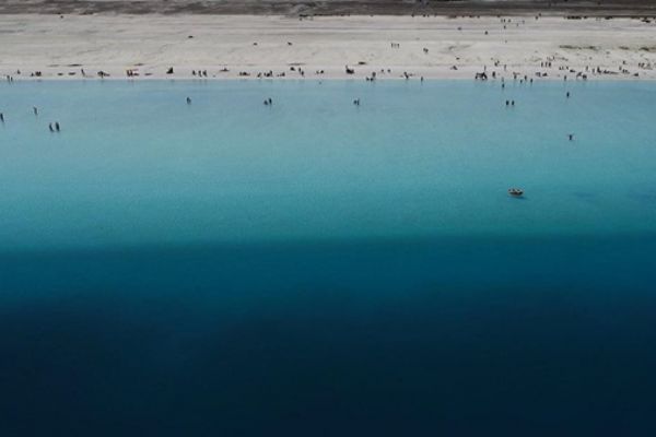 Salda Gölü bu yıl da ziyaretçilerini 'büyülüyor'