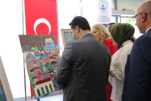 El emeği mozaikler sergide buluştu