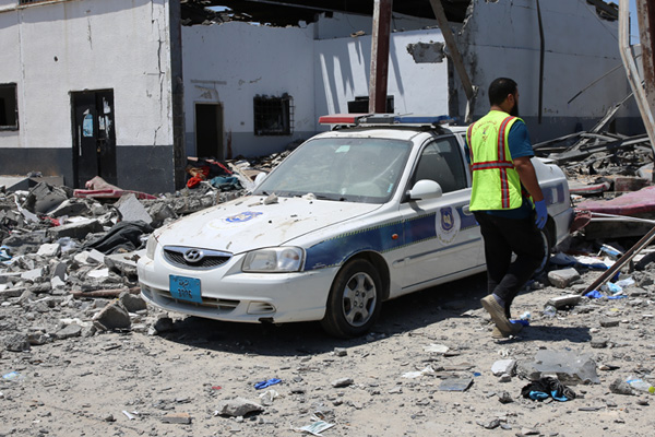 Hafter güçlerinin saldırdığı göçmen merkezinde ölü sayısı yükseliyor