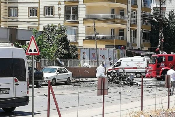 Hatay'da otomobilde patlama
