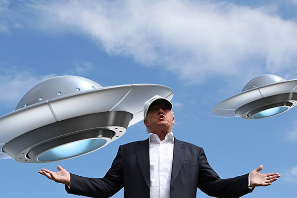 Trump'tan ilginç, 'UFO' açıklaması: Her şey mümkün!