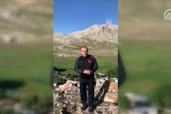 Çavuşoğlu memleketi Söbüçimen Eğrigöl Yaylası'nı videoyla anlattı