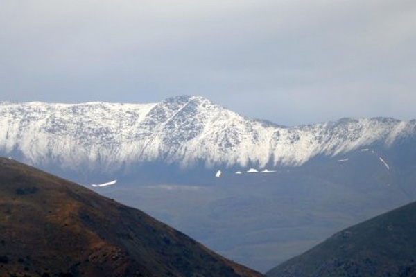 Erzincan'a temmuz ayında kar yağdı