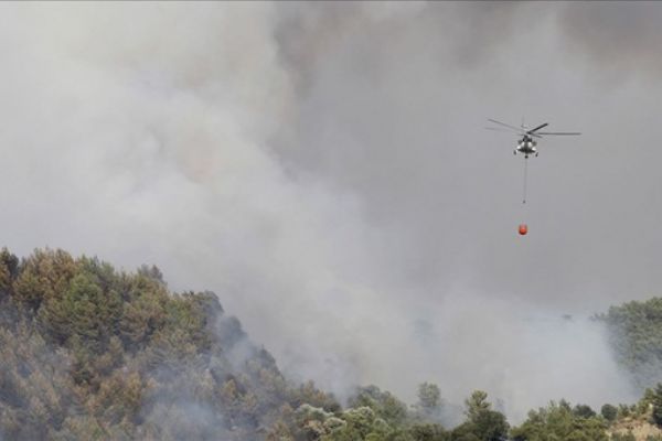 Muğla'daki orman yangını kontrol altında