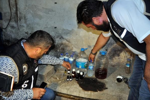 Ankara'da sahte içki operasyonu: 19 gözaltı