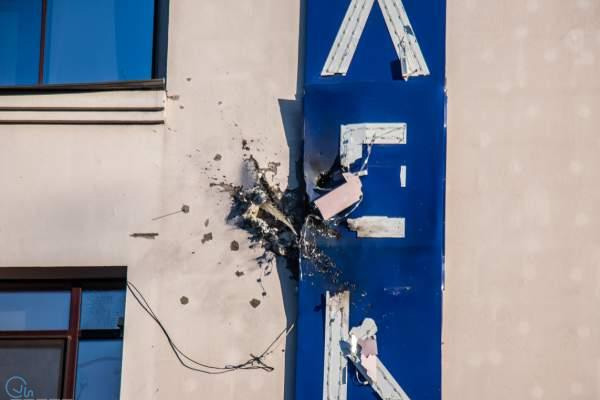 Ukrayna'da televizyon binasına saldırı