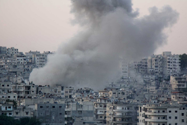 Esed rejimi yine sivilleri bombalıyor