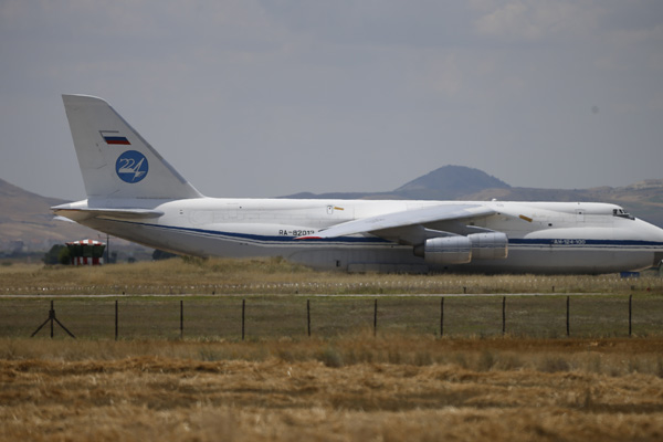 S-400'lerin sevkiyatında on ikinci uçakta geldi