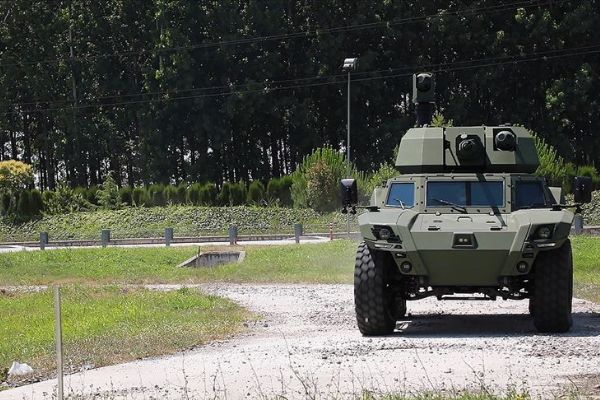 Türkiye'nin elektrikli zırhlısı ilk kez araziye çıktı