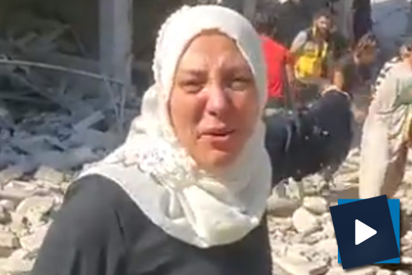 Suriyeli kadın Trump'a seslendi: Bunu durdururun