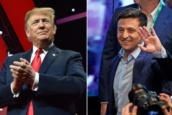 Trump'tan Zelenskiy'e tebrik telefonu