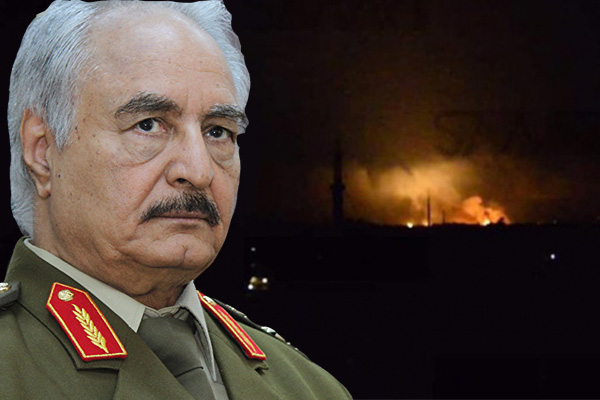 Hafter'in hava üssü Cufra vuruldu!