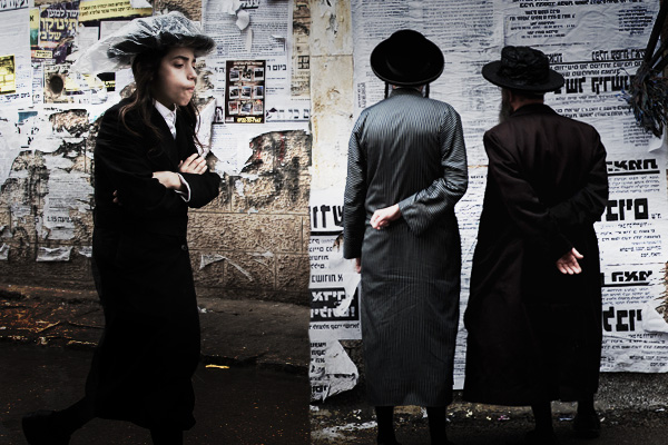 Fotoğraflarla Filistin'i destekleyen Haredi Yahudilerinin mahallesi: Mea She'arim