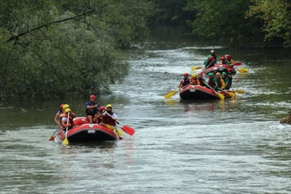 Melen Çayı'nda rafting turları başladı