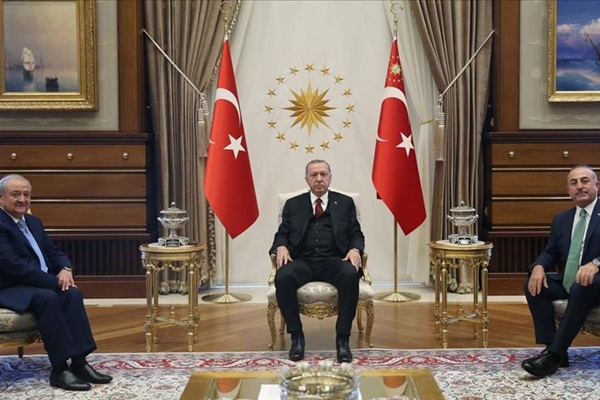 Erdoğan, Özbekistan Dışişleri Bakanı'nı kabul etti
