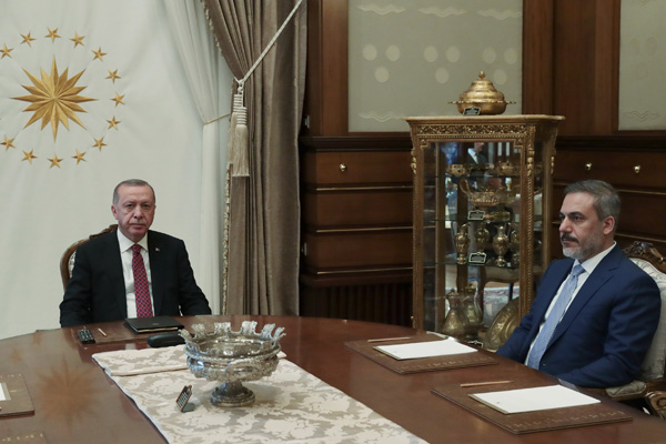 Cumhurbaşkanı Erdoğan, MİT Başkanı Fidan’la görüştü