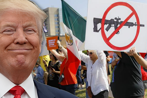 Trump’a şok protesto!