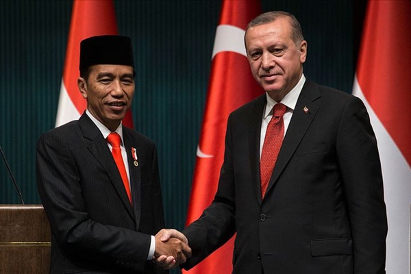 Erdoğan, Endonezya Cumhurbaşkanı ile görüştü