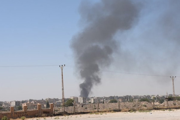 Kamışlı'da bomba yüklü araç infilak etti