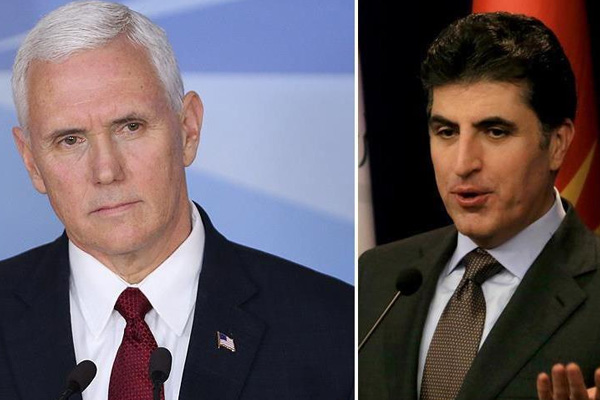 Pence ve Barzani telefonda görüştü