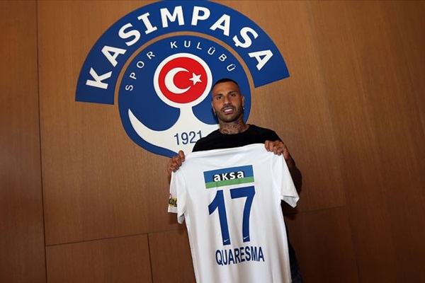 Kasımpaşa, Quaresma'yı kadrosuna kattı