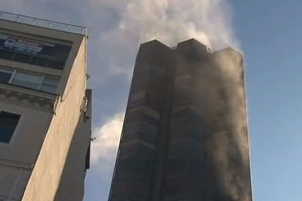İstiklal Caddesi'nde yangın