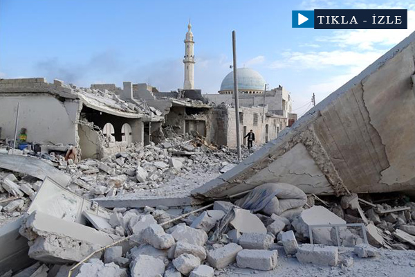 Rus uçakları sivilleri bombaladı