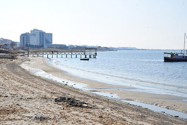 Boğazda deniz suyu 15 metre çekildi