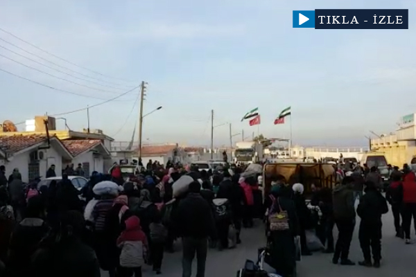 Halep'ten insan göçü