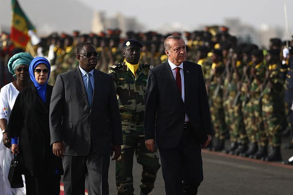 Erdoğan Senegal'e geldi