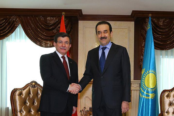 Davutoğlu Kazakistan Başbakanı ile görüştü